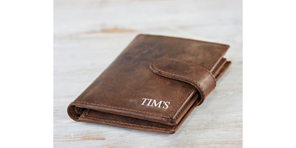 complete savings father's day prize personalised wallet